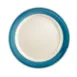 CAC China R-6-BLU Rainbow Plate – 6-1/2" Dia. x 1/2" H, Round, Rolled Edge, Ceramic, Blue 1 Dozen 1 image