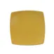 CAC China R-FS6-Y Yellow Stoneware Plate, 6-7/8" Flat Edge, Oven, Microwave Safe - Dozen 1 image