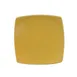 CACChina R-FS8-Y Clinton Yellow Ceramic Plate 8-7/8" x 8-7/8" x 3/4" Oven & Microwave Safe - Dozen 1 image