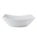 CACChina R-HB10 - 46 Oz White Rect Porcelain Bowl 10" L x 7½" W x 3¼" H Dishwasher Safe - Dozen 1 image
