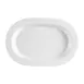 CAC China RCN-94 Oblong Porcelain White Platter – 14" L X 9-1/4" W X 1-1/4" H Safe - Dozen 1 image
