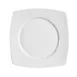 CACChina RCN-SQ5 Clinton Plate, 6" x 6" x 1/2", Porcelain, Super White, Microwave Safe - Dozen 1 image