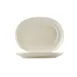 CAC China REC-D12 - 10" L x 8-1/2" W x 1-1/4" H Oval Platter, White, Dishwasher Oven Safe - Dozen 1 image