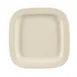 CAC China REC-SQ21 Square 11" x 11" x 1-1/4" Medium Rim Ceramic Plate White Dishwasher Safe- Dozen 1 image