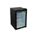 CAC China RFCS-27B Case, 18\" , 2.4 cu ft, Black, Glass Door Lock, Shelves, LED, R600a, 80W 110V 1 image