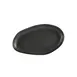 CAC China RFR-13 Rainforest Platter, 12" x 7" x 1-1/8" Porcelain Green Glaze, Rolled Edge - Dozen 1 image