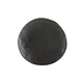 CACChina RFR-16 Plate – 10-3/4"Lx10-1/2"Wx1-1/4"H, Round Porcelain Dark Green Glaze, Curved - Dozen 1 image