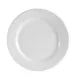 CAC China RSV-16 Roosevelt Plate 10-1/4" Embossed Porcelain White Oven Microwave Safe - Dozen 1 image