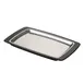 CAC China SBPL-11SET – Two‑Piece China Platters, 7‑1/8"×11"×½" & 8"×13"×1‑1/8", Stainless Steel – Set 1 image