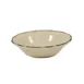 CAC China SC-10B Grapefruit Bowl – 11 Oz., 6-3/4" Dia. x 2" H, Ceramic, Black/White – 1 Dozen 1 image