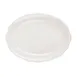 CAC China SC-12 Scallop Edge China Platter, 9-5/8" x 7-1/8" x 1-1/2", Stoneware White – 1 Dozen 1 image