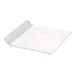 CACChina SF-P16 Sunrise Plate, 10" x 10" Square Flat Porcelain, Bone White - Dozen 1 image