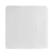 CAC China SF-SQ10 - Square 10" x 10" x 3/4" Flat Edge Porcelain Bone White Dishwasher Safe - Dozen 1 image
