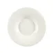 CAC China SHA-F105 Sushia Plate, 10-3/4" Dia x 1-3/8" H, Wide Rim White Porcelain Dishwasher - Dozen 1 image
