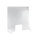 CACChina SHLD-3632 Self-Standing Shield, 36"W x 32"H Clear Acrylic with Cut-Out Window, BPA Free, Sold Per Set 1 image