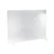 CAC China SHLD-4832N Self-Standing Shield, 48"W x 32"H Clear Acrylic, BPA-Free, No Window, Set 1 image