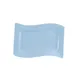 CAC China SOH-51-LBU Soho Platter 15-1/2"L x10-1/2"W x1-3/4"H Blue Dishwasher Safe - Dozen 1 image