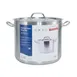 CAC China STKP-32 - 32-Qt Stainless Steel Stock Pot with Lid, Induction Ready - Set 1 image