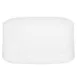 CAC China STU-51 Platter – 15" L x 10" W x 1-1/2" H Rectangular Coupe Rim Porcelain White - Dozen 1 image