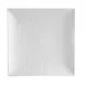 CAC China SUS-SQ8 Sushi Square Plate, 8-3/4" Bone White Porcelain, Embossed Rim, 1 Dozen 1 image