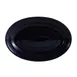 CAC China TG-13-CBU Tango Platter, 11-3/4" x 8" x 1-1/4", Embossed, Porcelain, Cobalt Blue - Dozen 1 image