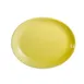 CAC China TG-14C-SFL Platter, 12-3/4" x 10-1/4" x 1-1/2", Sunflower Porcelain, Safe - Dozen 1 image
