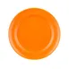 CAC China TG-6-TNG Tango Plate – 6-1/2" x 7/8" Round, Embossed Rim, Porcelain, Tangerine – 1 Dozen 1 image