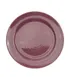 CAC China TG-8-PLM Tango Plate – 9" Dia, 1-1/8" H, Embossed, Porcelain, Plum, Dishwasher – 1 Dozen 1 image