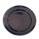 CAC China TG-9-CBU Cobalt Blue Porcelain Round Plate 9-7/8" Dia. 1-1/4" H, Embossed Rim - Dozen 2 image