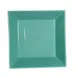 CACChina TG-B8-G Tango Bowl, 42 Oz, 8" Square, Green Porcelain, Embossed, Dishwasher – 1 Dozen 1 image