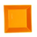 CAC China TG-B8-TNG Tango Bowl – 42 Oz, 8"x8"x2-3/8", Square, Embossed, Tangerine Porcelain – 1 Dozen 1 image