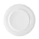 CACChina TGO-6 Tango Plate, 6-1/2" Dia. x 7/8" H, Round, Embossed, Porcelain, Bone White - Dozen 1 image