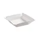 CACChina TMS-3 Times Square Soup Plate, 16 Oz., 8"L x 8"W x 2"H, Square Porcelain White - Dozen 1 image