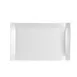 CACChina TMS-51 Times Square Platter – 15"½ x 10" Rectangular Porcelain White Safe - Dozen 1 image