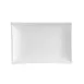 CAC China TOK-12 Tokyia Platter 8"L x 5-1/2"W x 1-1/4"H Rectangular Porcelain Bone White – 1 Dozen 1 image
