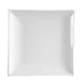 CACChina TOK-21 Tokyia Plate – 11-1/2" Square Porcelain Bone White, Dishwasher Safe, Oven & Microwave 1 image