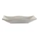 CAC China TOK-W22 16 Oz. 10"L x 4-3/4"W x 2"H Rectangular Porcelain Bone White Platter - Dozen 1 image