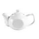 CAC China TPW-1 - 15 Oz. Porcelain Teapot, Super White, 7-1/2"L x 4-1/4"W x 4-3/4"H, 1 Dozen 1 image