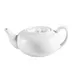 CACChina TPW-2 Teapot, 30oz, 8"x3-1/2"x5" White Porcelain Lid, Dishwasher Safe - 1 Dozen 1 image