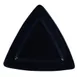 CAC China TRG-12-BLU Triangular Plate 11½" L x 11½" W x 1" H, Blue Ceramic, Dishwasher Safe - Dozen 1 image