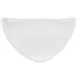 CAC China TRG-16 Festiware Plate, 10-1/2" x 10-1/2" x 1-1/8", Triangular, White Porcelain - Dozen 1 image