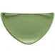 CAC China TRG-21-G Festiware Plate, 11-1/2" x 11-1/2" x 1-1/4" Triangular Ceramic Green - Dozen 1 image