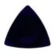 CAC China TRG-7-BLU Triangular Blue Ceramic Plate 7" x 7" x 0.75", Dishwasher/Oven/Microwave -1 Dozen 1 image