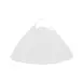 CAC China TRG-9 Triangular Plate, 8-1/2" x 8-1/2" x 1", Porcelain, Super White, Flat Edge - Dozen 1 image