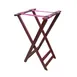 CAC China TSTW-32MAH Tray Stand – 32-1/4" High, Mahogany Wood, Durable Wooden Serving Stand 1 image