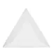 CAC China TUP-21 Triumph Plate, 12" L x 12" W x 1-1/4" H Porcelain White Dishwasher Safe - Dozen 1 image