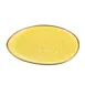 CAC China TUS-21-SFL Plate, 12-1/4" x 11-1/2" Round Porcelain Sunflower, Dishwasher Safe - Dozen 1 image