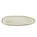 CAC China TUS-614-BGE Tucson Platter 13" x 6-1/2" Oval Porcelain Beige Glaze DW/O/MW Safe - Dozen 1 image