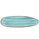 CAC China TUS-614-TQS 13" x 6-1/2" Oval Porcelain Platter Turquois Glaze, DW/Ov/MW Safe - Dozen 1 image