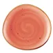 CAC China TUS-8-CRL Tucson Plate, 8-1/4" x 7-3/4", Porcelain, Coral Glaze, Dishwasher Safe - Dozen 1 image